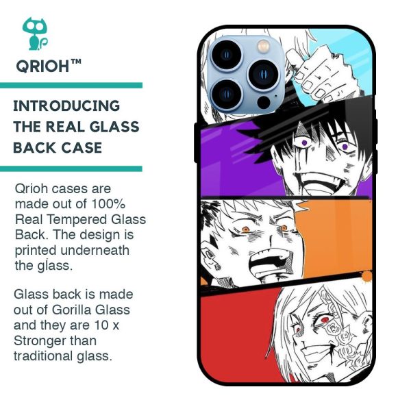 Anime Sketch Glass Case for iPhone 13 Pro Max on Sale