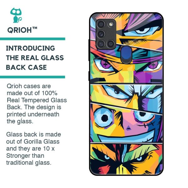 Anime Legends Glass Case for Samsung A21s Online