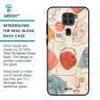 Abstract Faces Glass Case for Redmi Note 9 Fashion