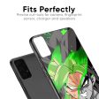 Anime Green Splash Glass Case for Samsung Galaxy F41 Online now