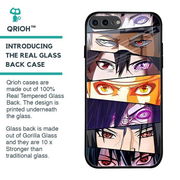 Anime Eyes Glass Case for iPhone 7 Plus Hot on Sale