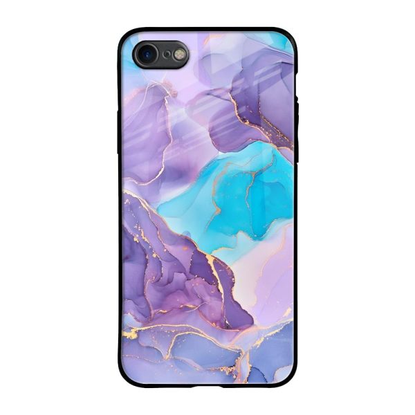 Alcohol ink Marble Glass Case for iPhone 6 For Discount