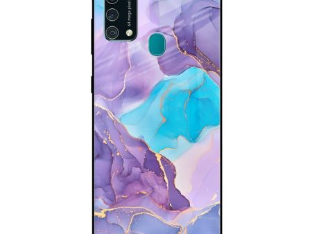 Alcohol ink Marble Glass Case for Samsung Galaxy F41 Discount