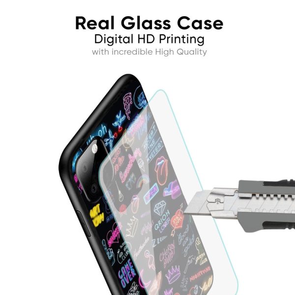 Accept The Mystery Glass Case for iPhone XS Hot on Sale