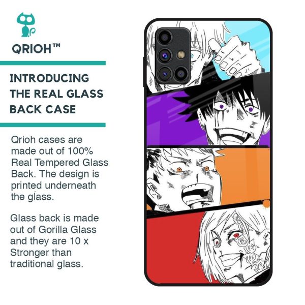 Anime Sketch Glass Case for Samsung Galaxy M31s Online