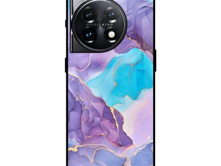 Alcohol ink Marble Glass Case for OnePlus 11 5G Discount