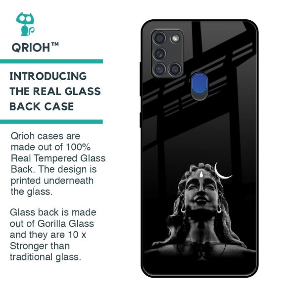 Adiyogi Glass Case for Samsung A21s Supply