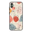 Abstract Faces Glass Case for Samsung Galaxy F14 5G on Sale