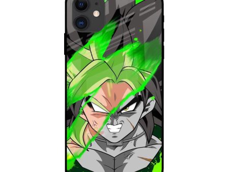 Anime Green Splash Glass Case for iPhone 12 Supply