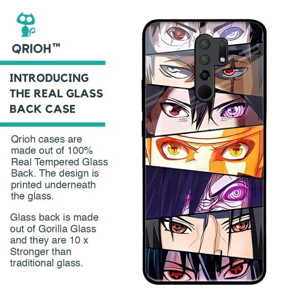 Anime Eyes Glass Case for Redmi 9 prime Online