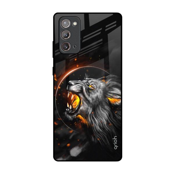 Aggressive Lion Glass Case for Samsung Galaxy Note 20 Discount