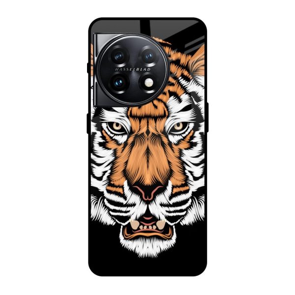 Angry Tiger Glass Case For OnePlus 11 5G Supply