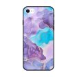 Alcohol ink Marble Glass Case for iPhone SE 2022 Supply