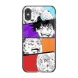 Anime Sketch Glass Case for iPhone XS Supply