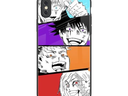 Anime Sketch Glass Case for iPhone XS Supply