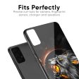 Aggressive Lion Glass Case for Samsung Galaxy F41 For Cheap