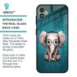 Adorable Baby Elephant Glass Case For Samsung Galaxy F14 5G Fashion