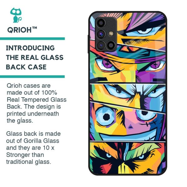 Anime Legends Glass Case for Samsung Galaxy M31s Fashion