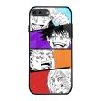 Anime Sketch Glass Case for iPhone 8 Plus Cheap