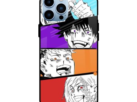 Anime Sketch Glass Case for iPhone 13 Pro Max on Sale