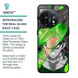 Anime Green Splash Glass Case for OnePlus 11 5G Online now