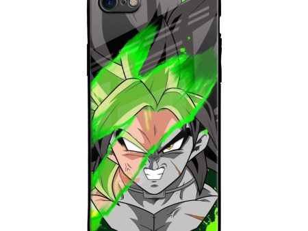 Anime Green Splash Glass Case for iPhone 7 Online now