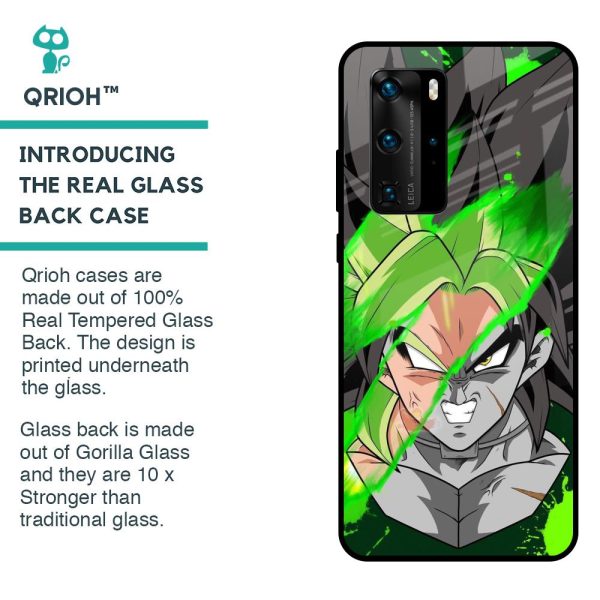 Anime Green Splash Glass Case for Huawei P40 Pro Supply