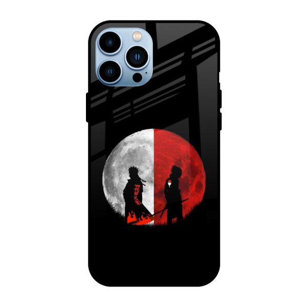 Anime Red Moon Glass Case for iPhone 13 Pro Max Online