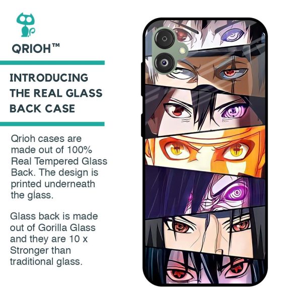 Anime Eyes Glass Case for Samsung Galaxy F14 5G For Cheap