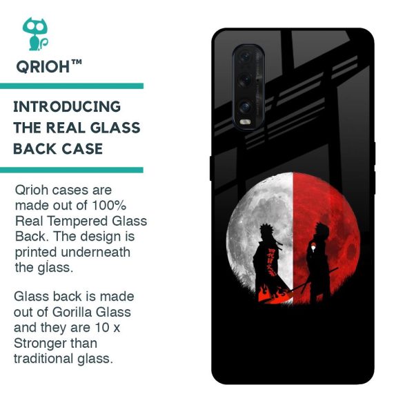 Anime Red Moon Glass Case for Oppo Find X2 Online