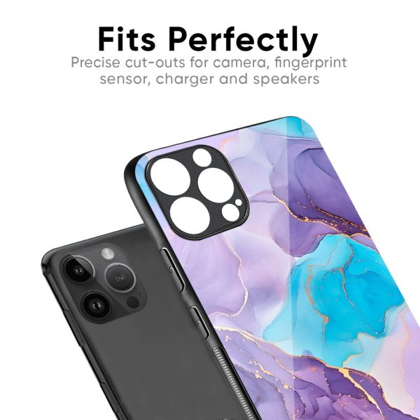 Alcohol ink Marble Glass Case for iPhone XR Cheap