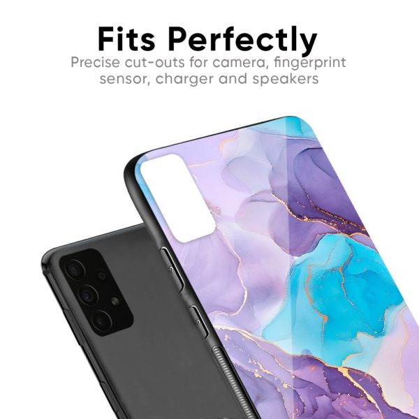 Alcohol ink Marble Glass Case for Poco M2 Pro For Sale