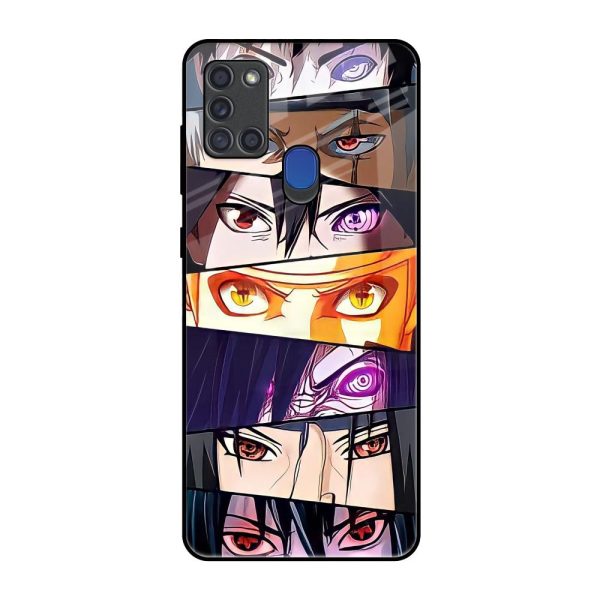 Anime Eyes Glass Case for Samsung A21s For Cheap