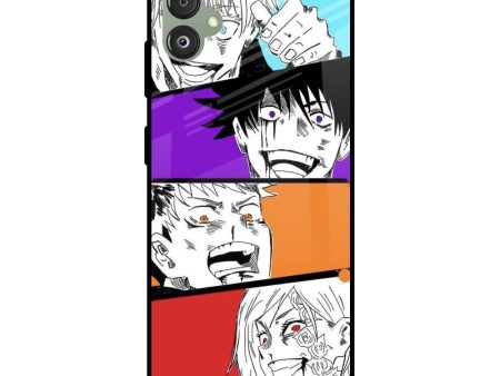 Anime Sketch Glass Case for Samsung Galaxy F14 5G Supply