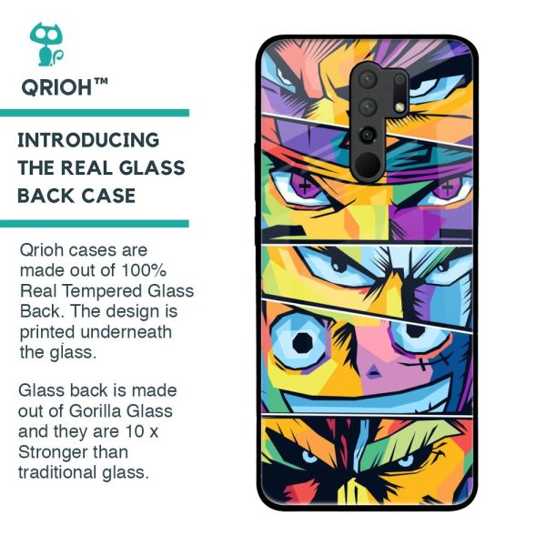 Anime Legends Glass Case for Redmi 9 prime Online Sale