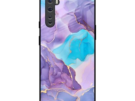 Alcohol ink Marble Glass Case for OnePlus Nord For Cheap