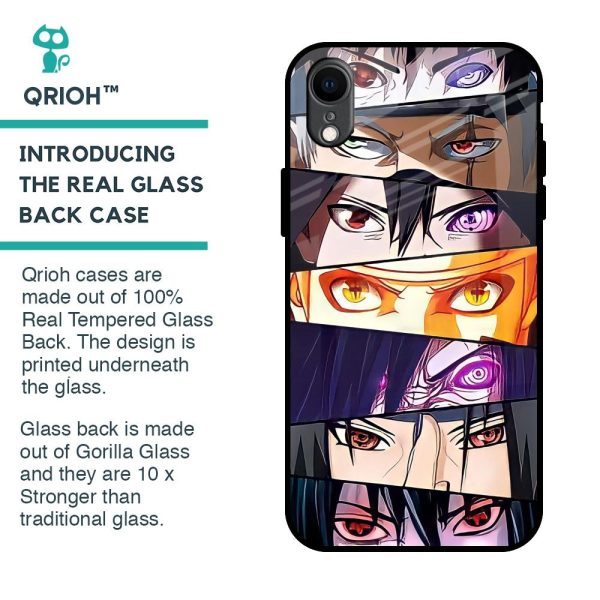 Anime Eyes Glass Case for iPhone XR Online