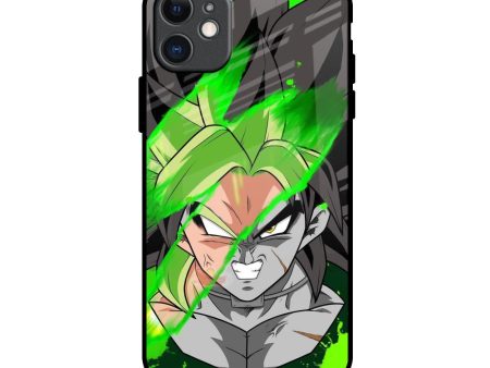 Anime Green Splash Glass Case for iPhone 11 Discount