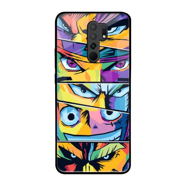 Anime Legends Glass Case for Redmi 9 prime Online Sale