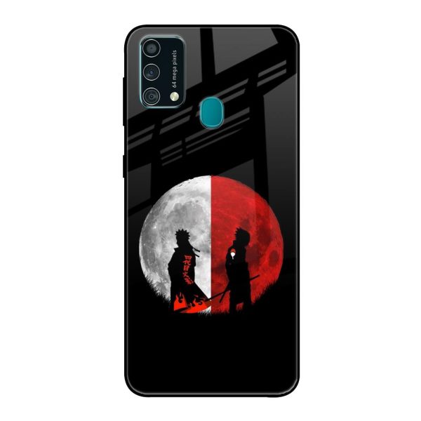 Anime Red Moon Glass Case for Samsung Galaxy F41 Online now