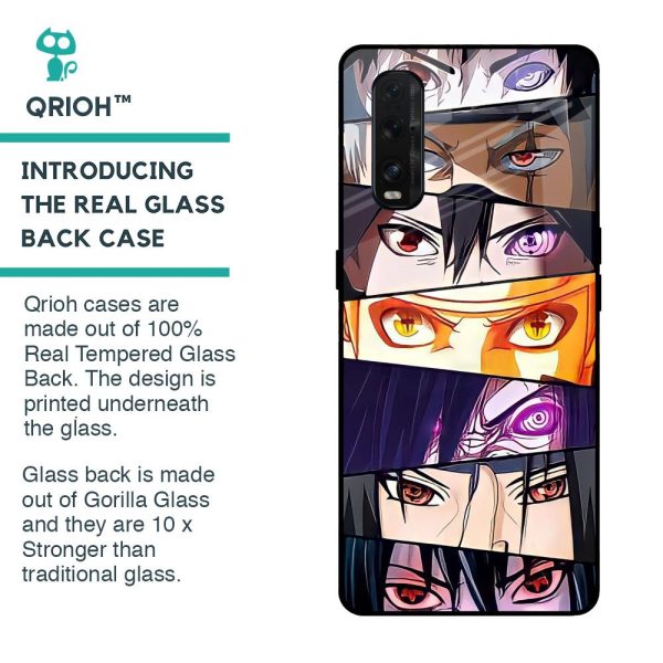 Anime Eyes Glass Case for Oppo Find X2 Discount