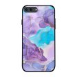 Alcohol ink Marble Glass Case for iPhone 8 Plus Online Hot Sale