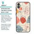 Abstract Faces Glass Case for Samsung Galaxy F14 5G on Sale