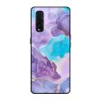 Alcohol ink Marble Glass Case for Oppo Find X2 on Sale