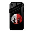 Anime Red Moon Glass Case for iPhone XR Supply