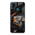 Aggressive Lion Glass Case for Samsung Galaxy F41 For Cheap