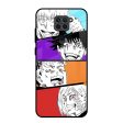 Anime Sketch Glass Case for Redmi Note 9 Online now