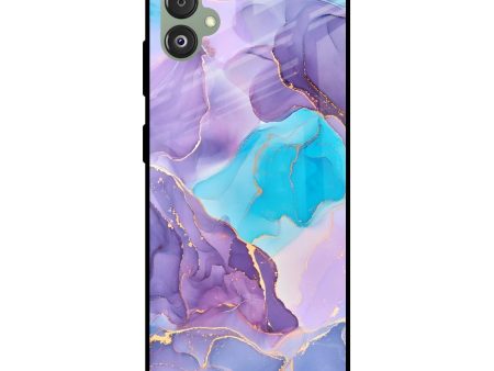 Alcohol ink Marble Glass Case for Samsung Galaxy F14 5G For Discount