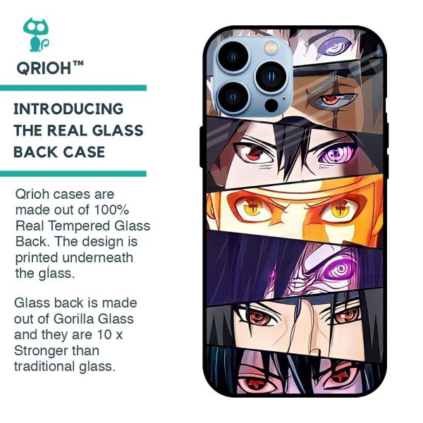 Anime Eyes Glass Case for iPhone 13 Pro Max Fashion