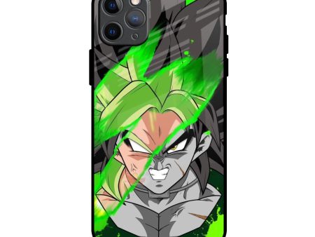 Anime Green Splash Glass Case for iPhone 11 Pro Max Fashion